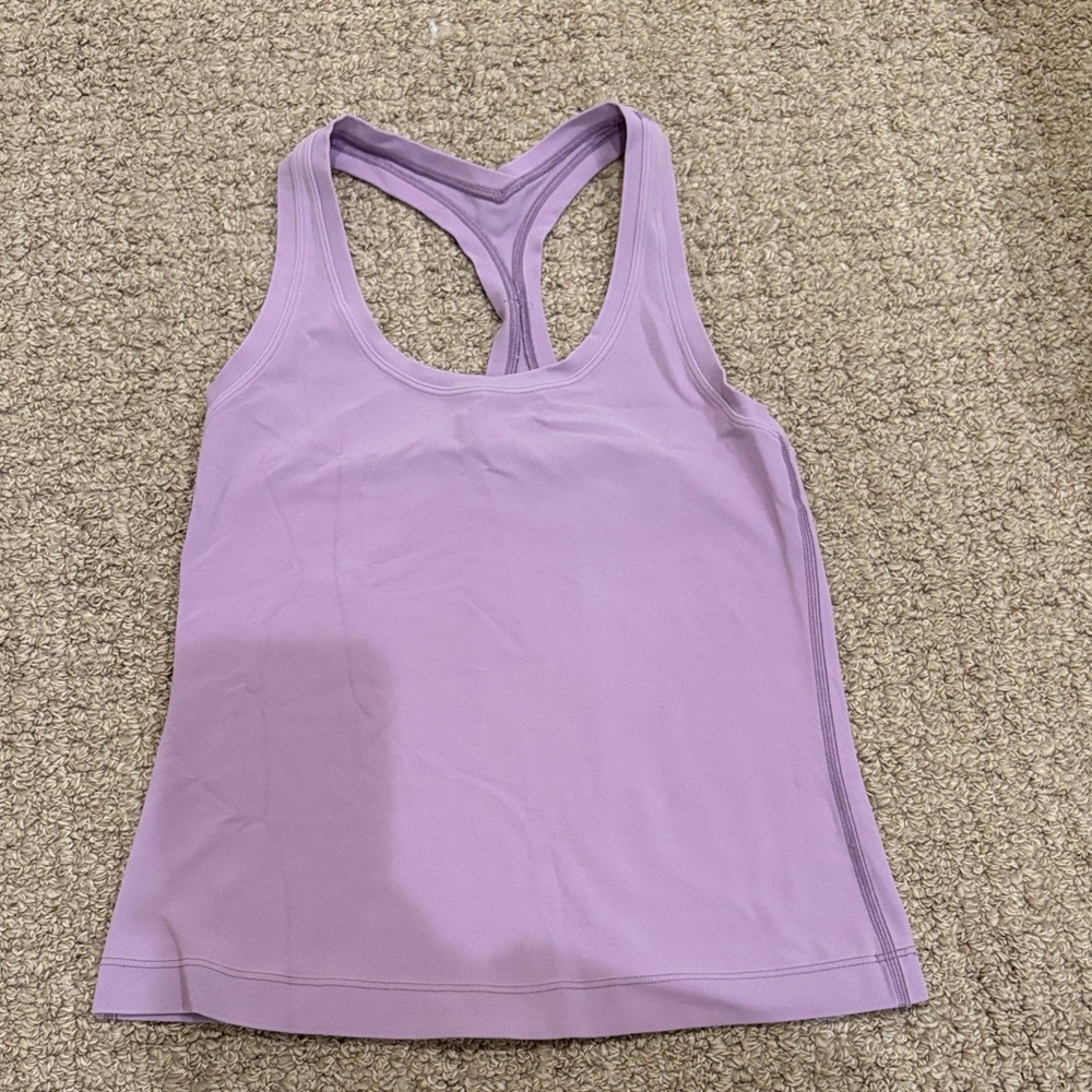 Lululemon Purple Racerback Tank Top
